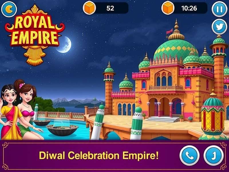 Sprinting Snake Diwali Sprint Event Screenshot with Diya Themed Graphics